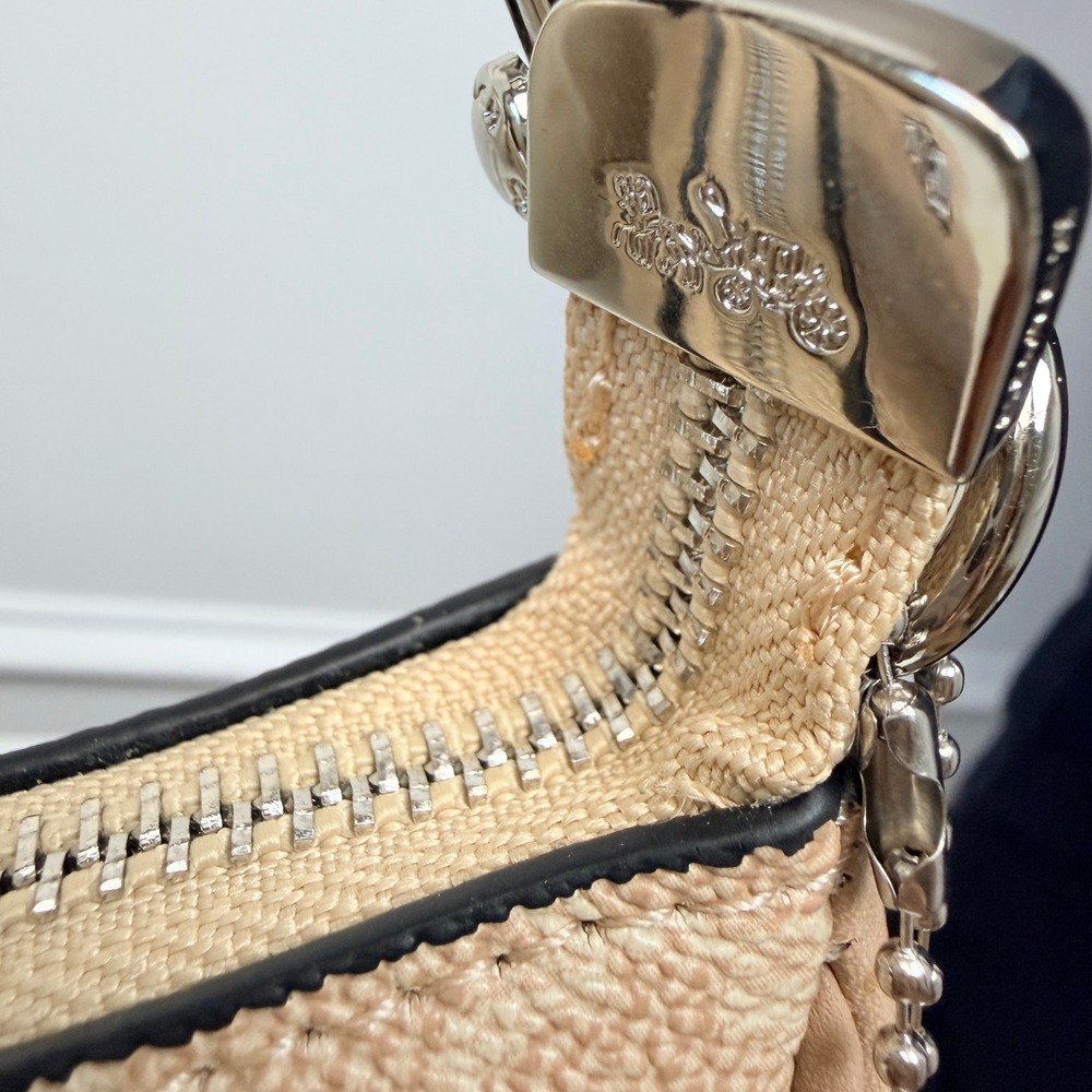 Coach Teri Shoulder Bag in Signature Canvas Beige Tan - Picture 12 of 16
